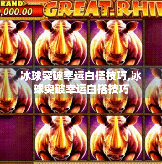 冰球突破幸运白搭技巧,冰球突破幸运白搭技巧