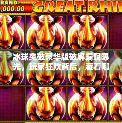 冰球突破豪华版破解漏洞曝光,玩家狂欢背后,藏着哪些安全隐患?冰球突破豪华版破解漏洞 冰球突破豪华版破解漏洞曝光,玩家狂欢背后,藏着哪些安全隐患?冰球突破豪华版破解漏洞